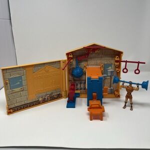 Disney Hercules Movie Scenes Carry Around Training Gym Playset Mattel
